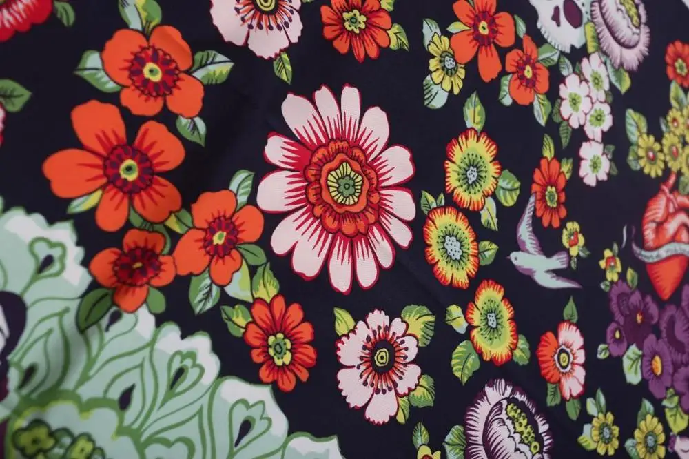 Женская винтажная одежда сделай сам с принтом скелета из чистого хлопка