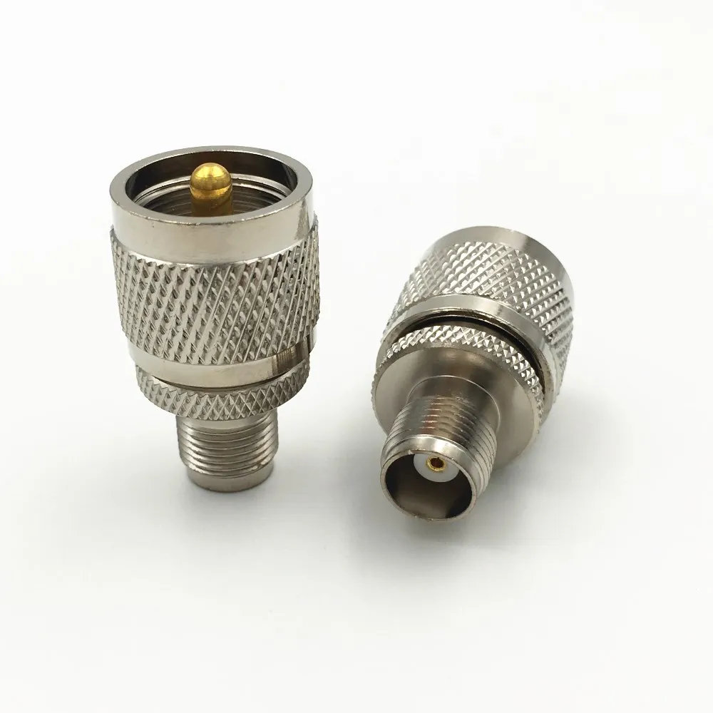 1 шт. латунный UHF PL259 штекер PL 259 разъем к TNC Гнездовой RF коаксиальный прямой