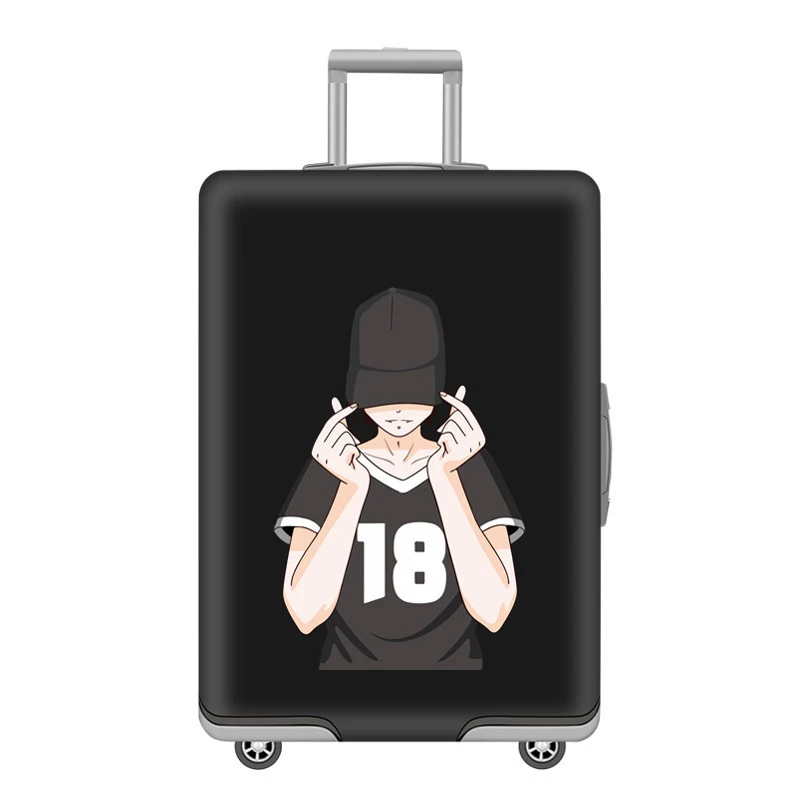 A Luggage cover Эластичный уплотненный багажный чехол, Защитные чехлы для багажа 19-32 дюймов, чехол для чемодана, износостойкие дорожные аксессуары - Цвет: A Luggage cover