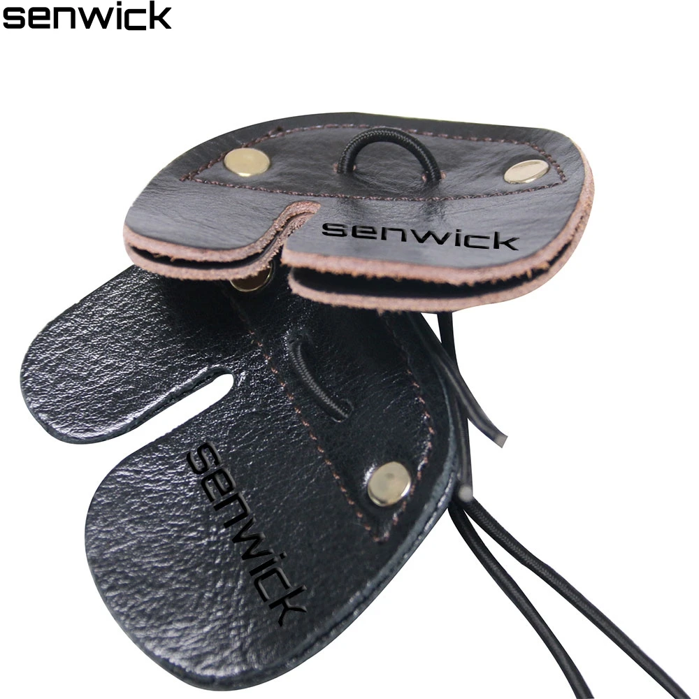 2017 Новый Натуральная Кожа Двойной Слой Кожи Коровы Стрельба Из Лука Пальцев