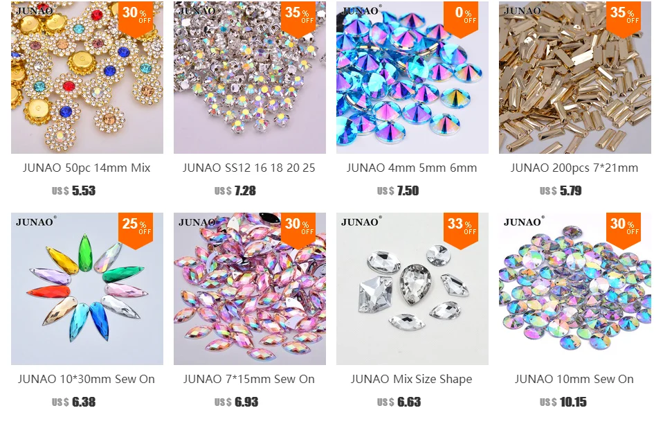 JUNAO 7*15 мм Пришивные прозрачные стразы в виде конского глаза с серебряной аппликацией с плоской задней стороной, акриловые камни для шитья страз, хрустальные камни для самостоятельного изготовления платьев