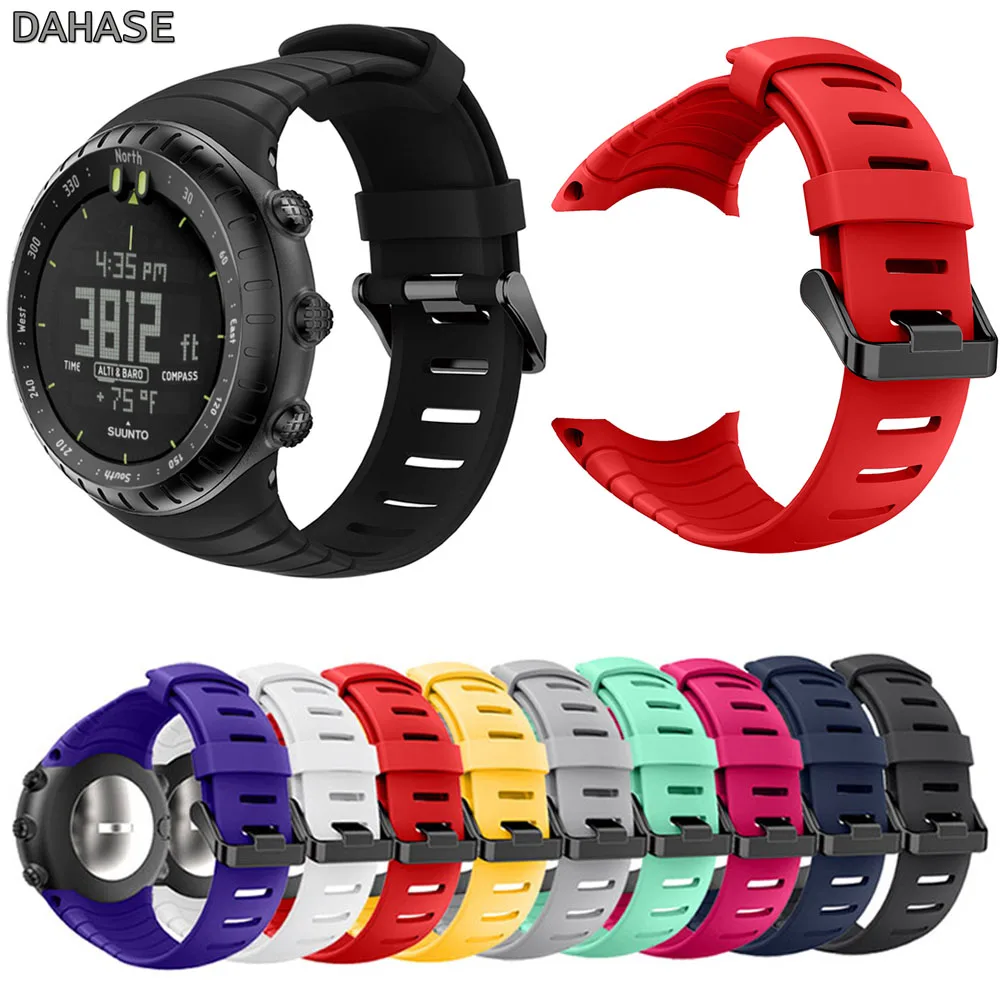 Мягкий силиконовый ремешок для Suunto Core часов сменный Браслет смарт Core|Ремешки