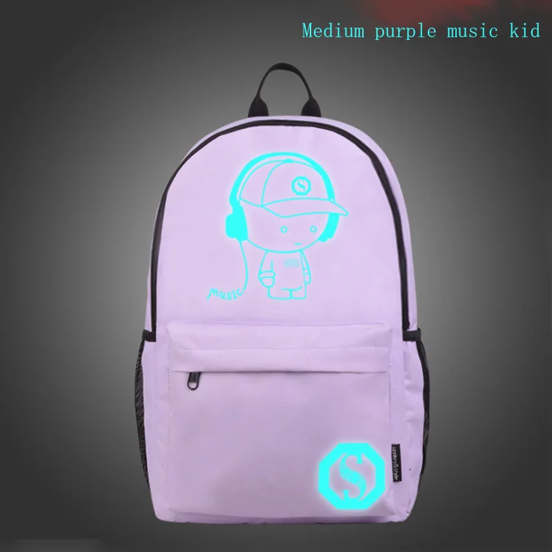 Музыкальная детская сумка для компьютера учеников средней школы Мужской