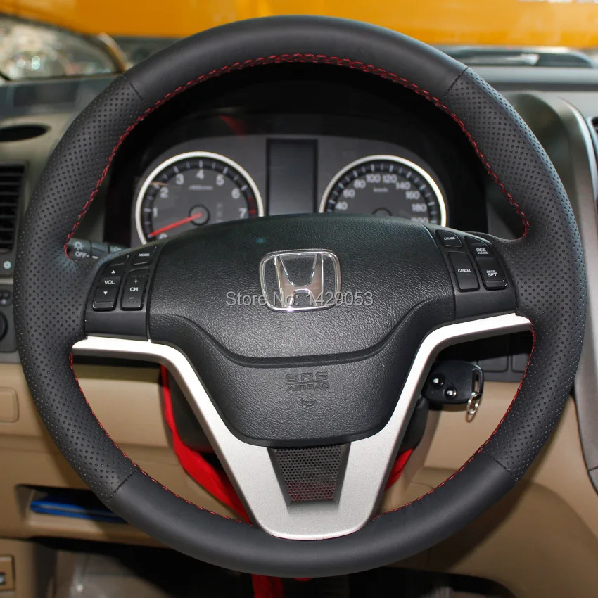 Case for Honda CRV 2007-2011 Steering wheel covers Car styling DIY genuine leather Anti-slip breathable | Автомобили и мотоциклы