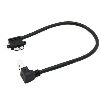 20 см вверх Угловой 90 градусов правый угловой USB 3 0 Микро 10Pin кабель Высокое