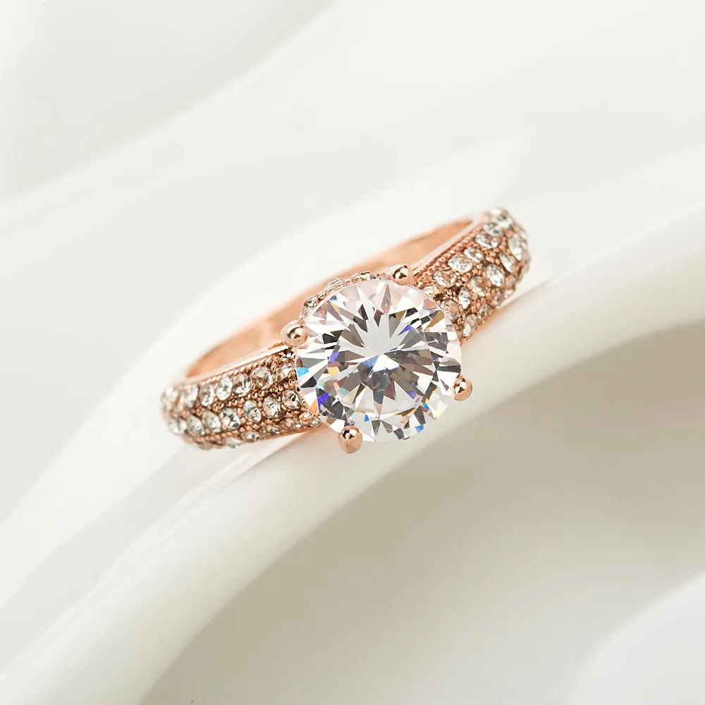 Новые золотые полные кубические цирконы для женщин квадратные имитационные украшения для свадьбы Bague Bijoux Femme Обручальное кольцо Аксессуары.