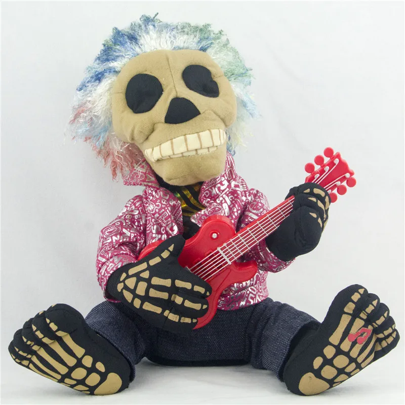 30 см взрыв голова гитара призрак электрическая плюшевая кукла игрушка Дети