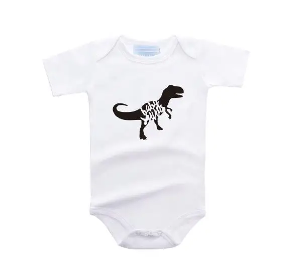 Футболка для мамы, папы и ребенка с рисунком Падди, Saurus, Mamasaurus, Papasaurus, Babysaurus, футболка, семейный топ с динозавром, детский душ - Цвет: white t BABY BABY