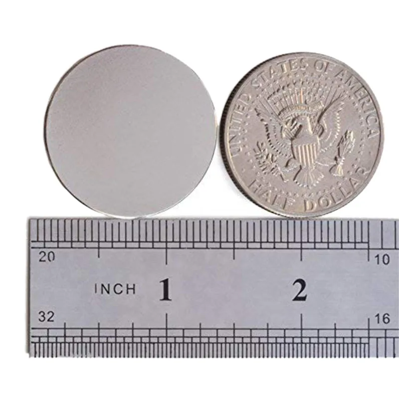 Neodymium Magnets N52 Super Strong – Pack Of 12 Powerful Rare Earth Magnets – Round 1.26 Inch D X 0.06 Inch Thin Magnetic Disc