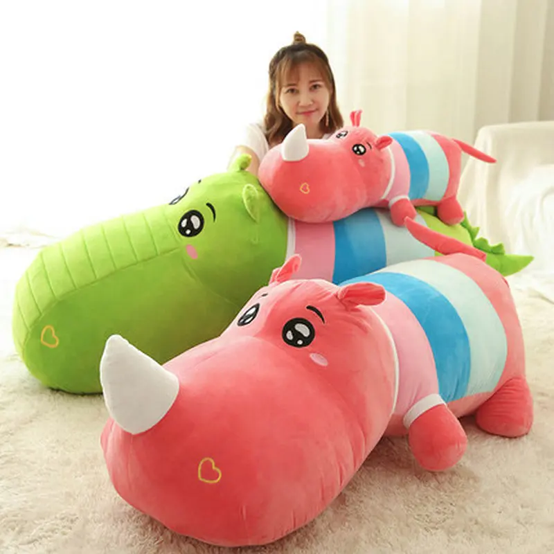 Мягкие плюшевые игрушки-бегемоты большого размера 160 см куклы-бегемоты диванные