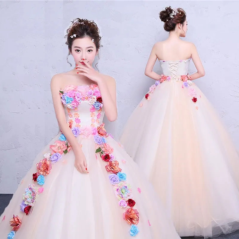 Ruthshen Quinceanera платья без бретелек Сладкие 16 платье для балла маскарада дешевые 2018