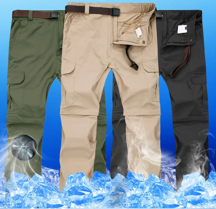 WindTaste 7XL мужские летние быстросохнущие дышащие походные брюки для спорта на открытом воздухе, походов, кемпинга, рыбалки, съемные мужские брюки KA065