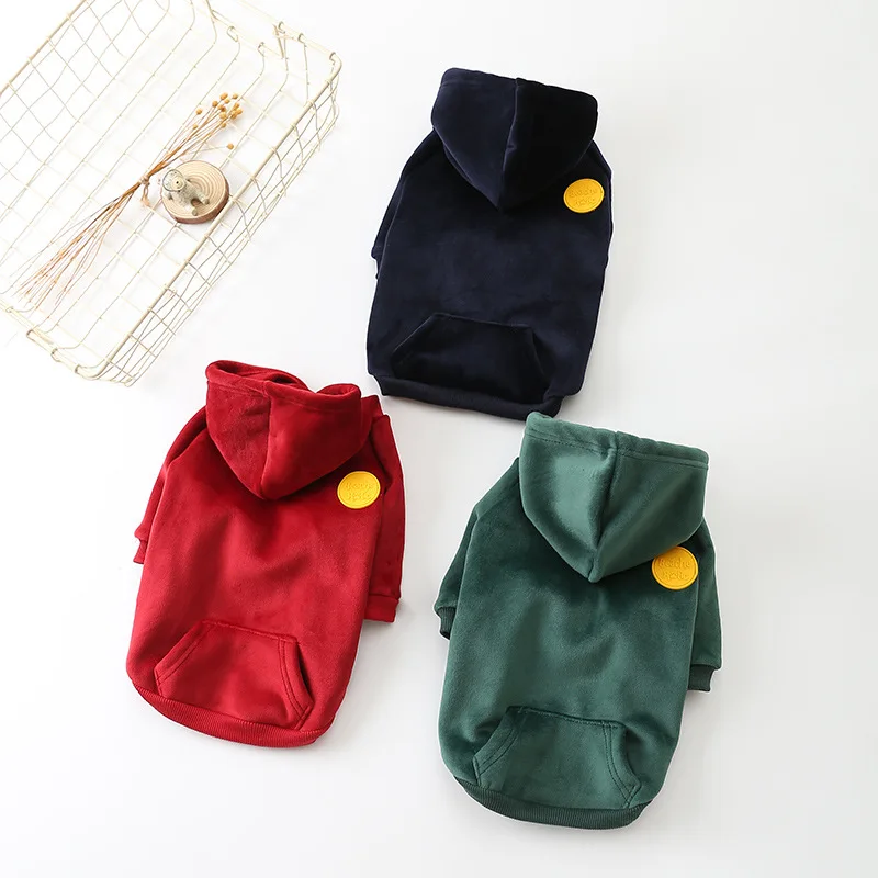 Флисовая Куртка для собак Зимний Французский Бульдог Мопс одежда теплая пальто