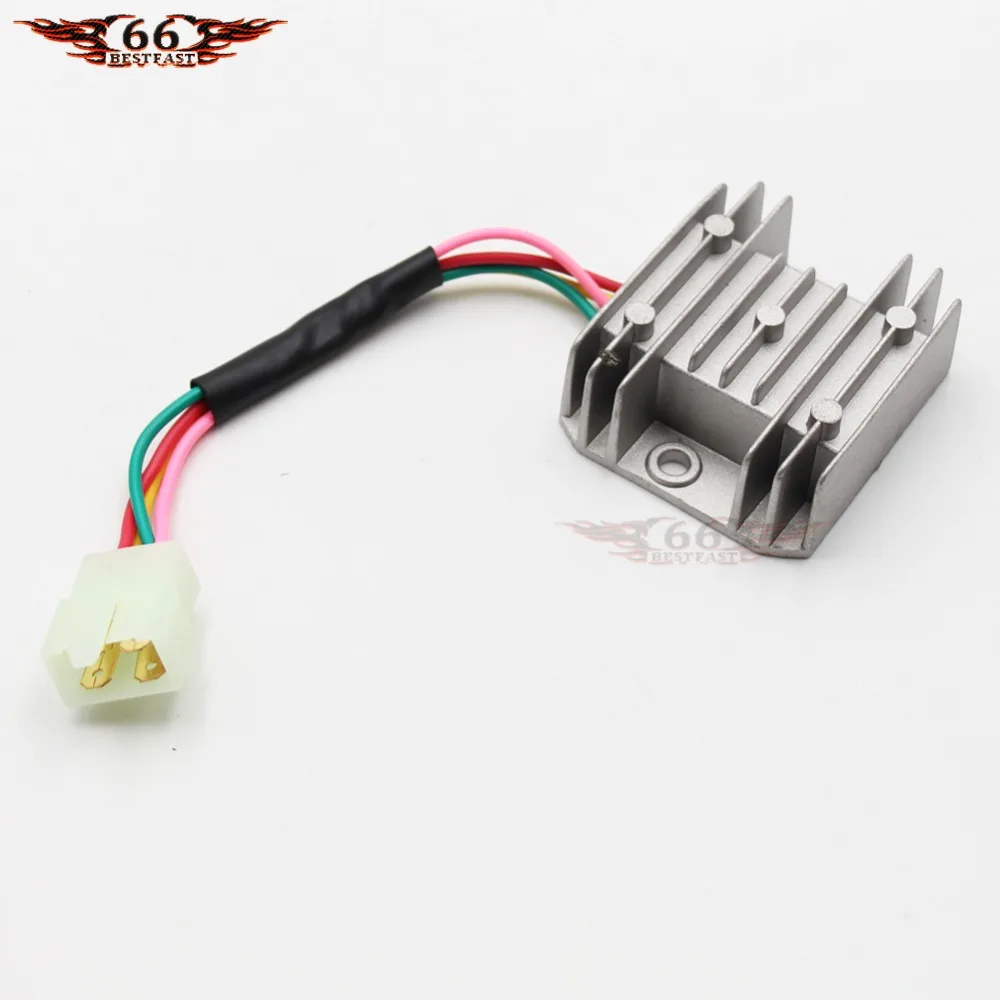 4 проводной регулятор напряжения выпрямитель GY6 150 200 250cc ATV Dirt Bike Мопед скутер