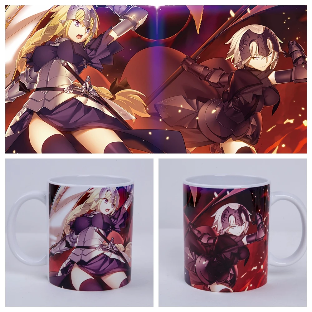 Аниме Fate Grand Order Jeanne dArc Alter Saber Tamamo no Mae Okita Souji Merlin Scathach Emiya кружка для косплея персонаж FGO