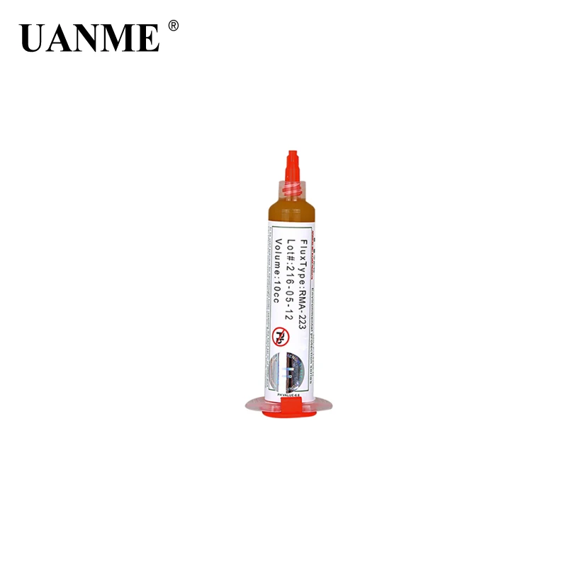 12 шт./кор. 10cc AMTECH RMA 223 625A 625 подол короче спереди и длиннее сзади) R-868-LO флюсовая паста BGA паяльная паста Флюс Для BGA паяльная Инструменты для ремонта