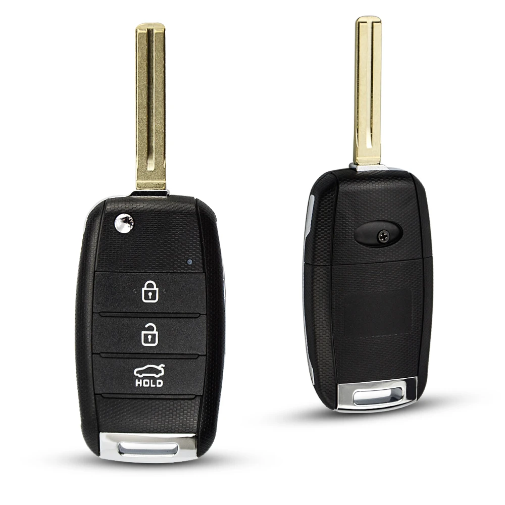 Складной чехол для дистанционного ключа с 3 кнопками OkeyTech KIA K2 K3 K5 Carens Cerato Forte