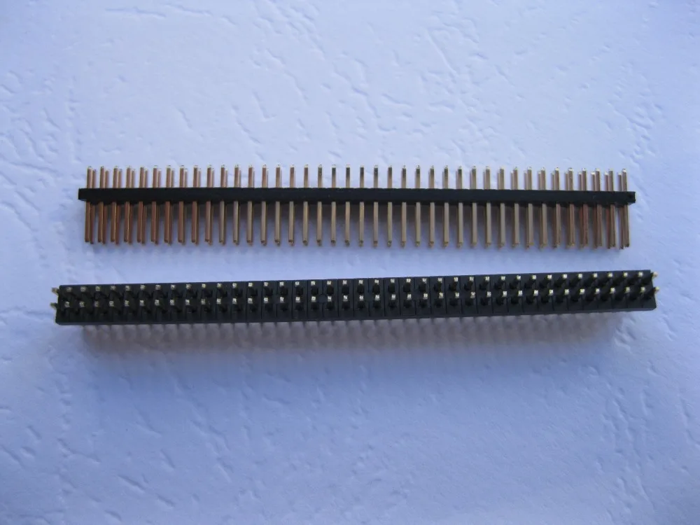 120 шт. позолоченный 1 27 мм хрупкий штыревой разъем 2x40 80pin двухрядный | Обустройство