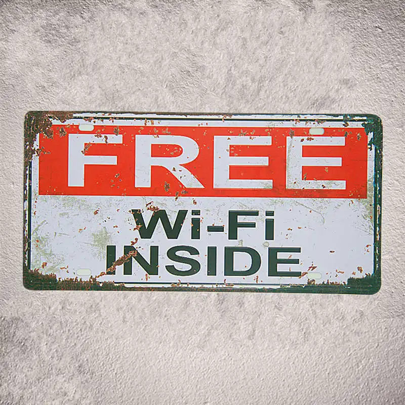 Винтажный автомобильный номерной знак жестяные таблички металлические