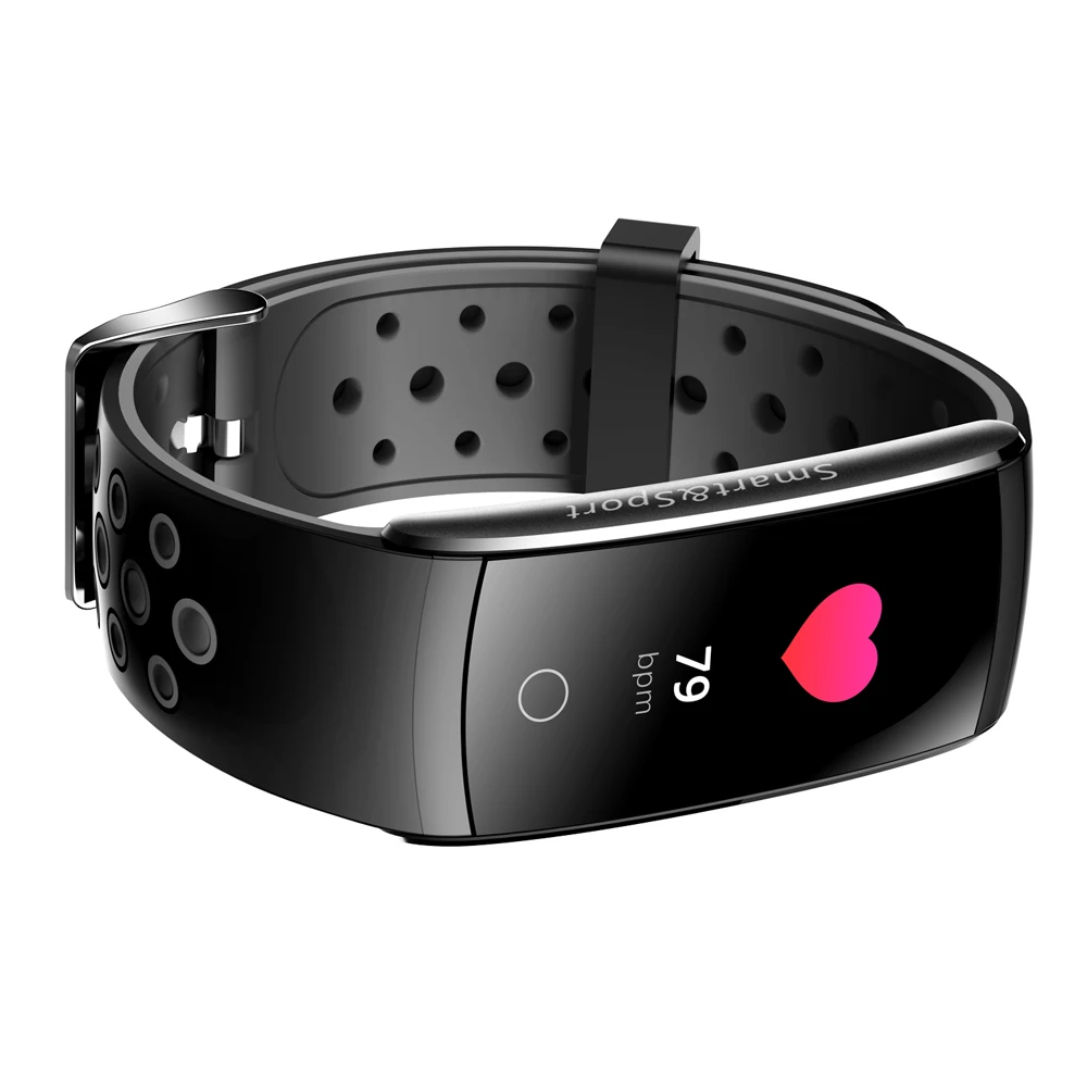 

IPS Color Screen Sport Smart Band Waterproof Fitness Tracker Wristband Blood Pressure Heart Rate Monitor Pedometer