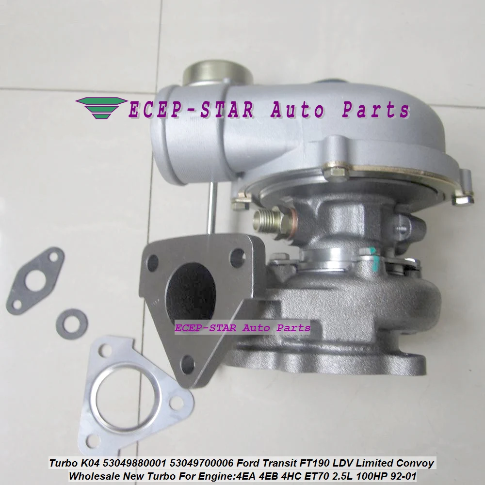 K04 53049880006 53049700001 53049700006 Turbo для Ford Transit FT190 1992 01 LDV Limited Convoy 4EA 4EB 4HC ET70 2.5L