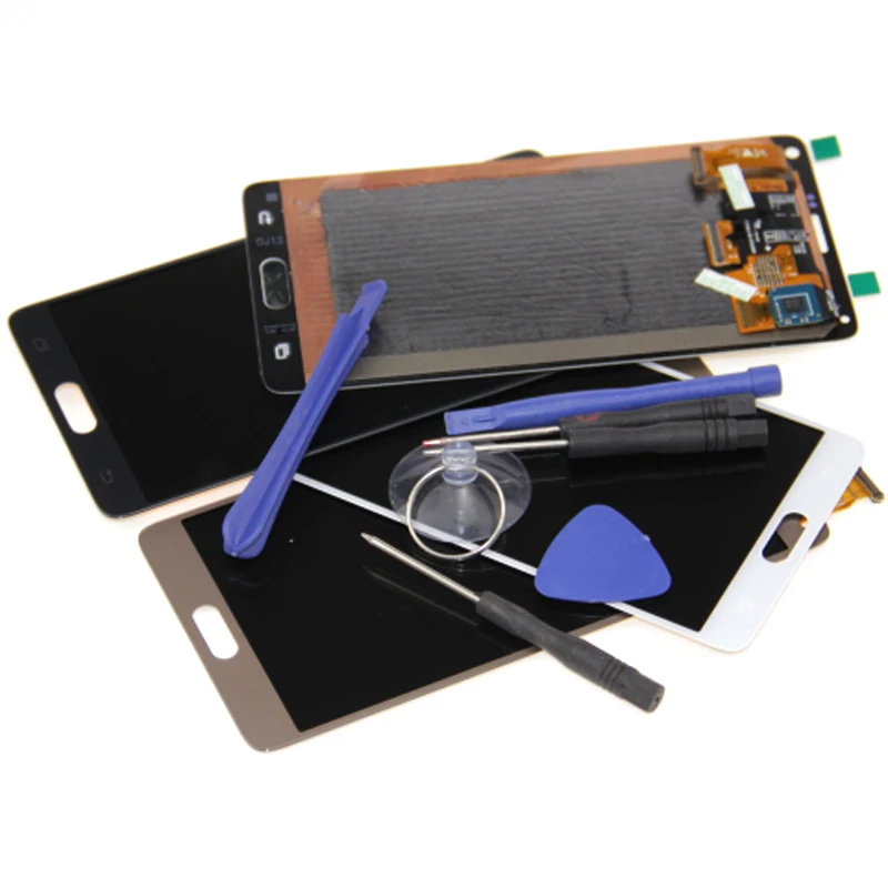 Для samsung Note4 N9100 Дисплей с Сенсорный экран дигитайзер в сборе для Galaxy Note 4 ЖК