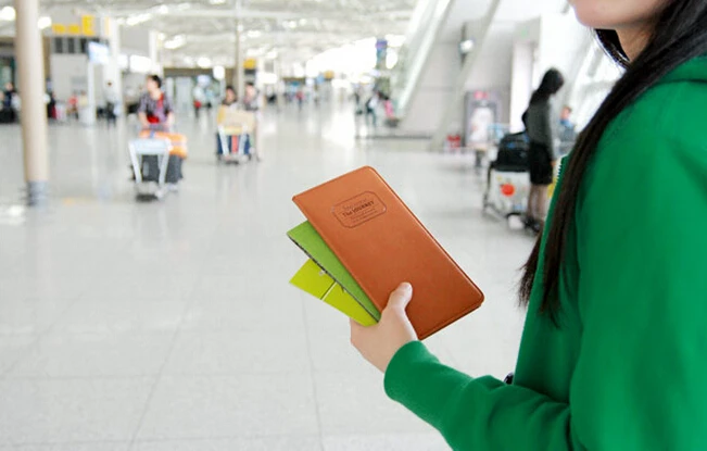 New Fashion Long Passport Cover PU Leather Travel Wallet Ticket Organizer Document Case Credit Card ID Holders Bags JKP96|bag trolley|bag couponsbag