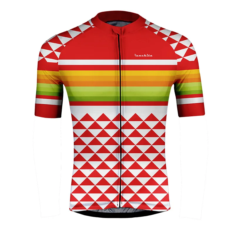 Uniforme Runchita 2019 Летние Велоспорт Джерси с коротким рукавом одежда для мужчин