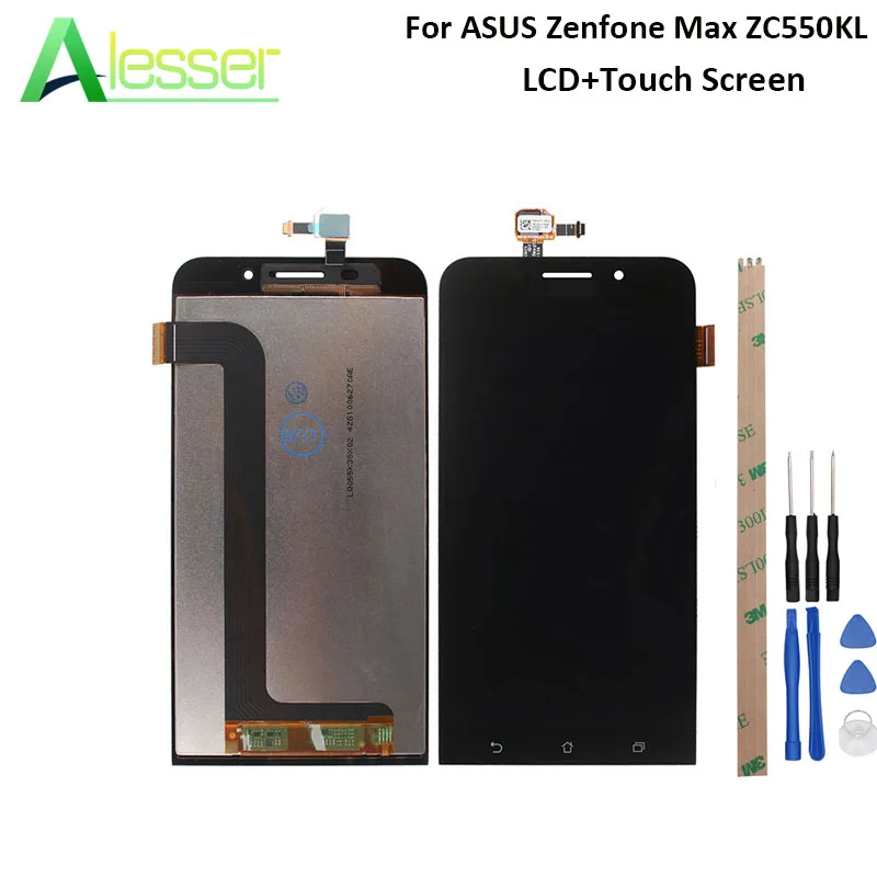 Alesser для ASUS Zenfone Max ZC550KL ЖК-дисплей и сенсорный экран 5 дюйма 100% тестирование +