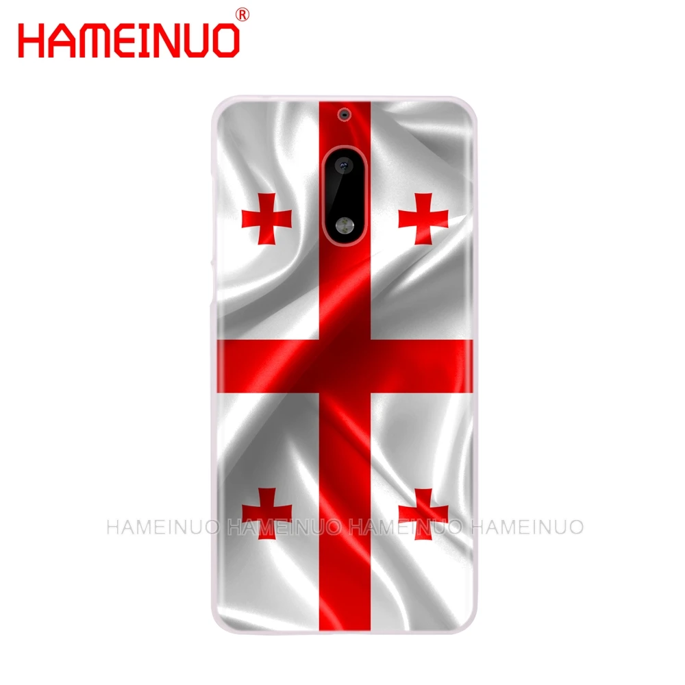 HAMEINUO грузинский Гранж флаг чехол для телефона Nokia 9 8 7 6 5 3 Lumia 630 640 640XL 2018 | Мобильные