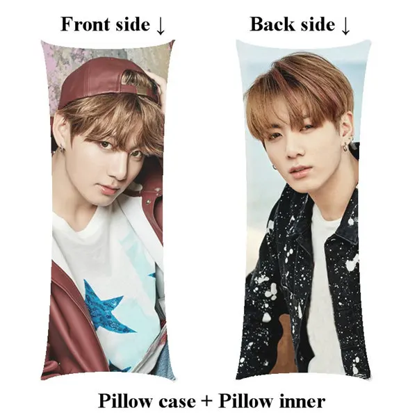 Boyfriend JungKook длинная подушка kpop Bangtan для мальчиков декоративные подушки для тела, включая внутренний индивидуальный подарок - Цвет: pillow
