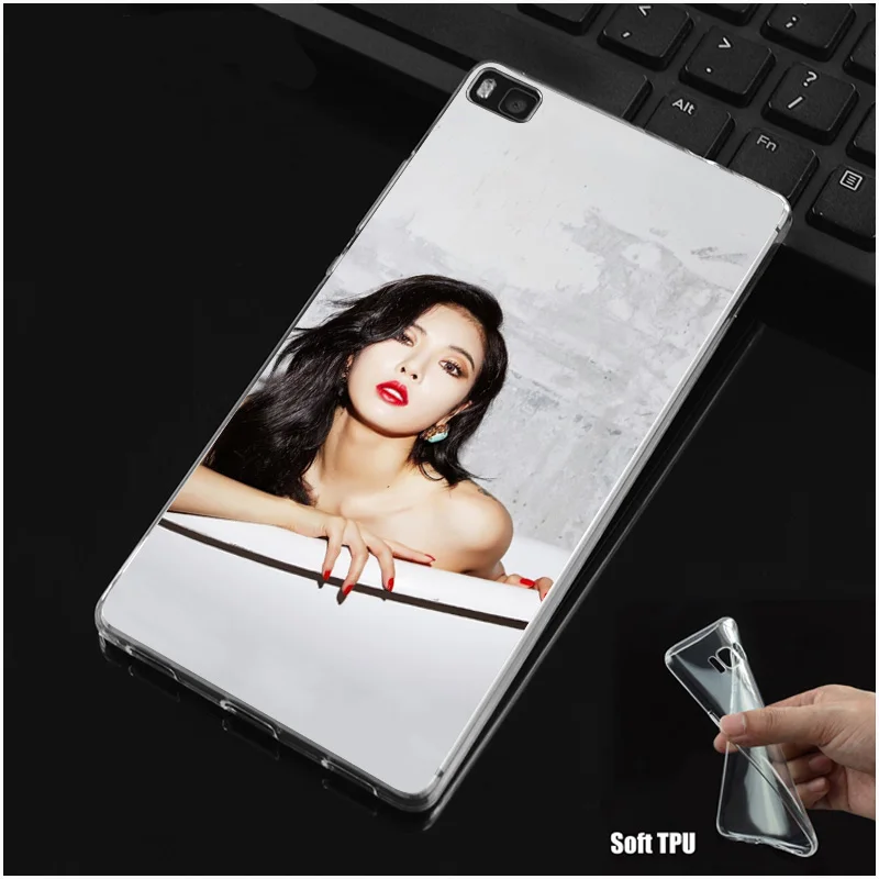 DREAMFOX N064 Hyuna Soft TPU Silicone Cover For Huawei P8 P9 P10 Lite Plus 2017 Honor 8 9 Pro 6X Case |