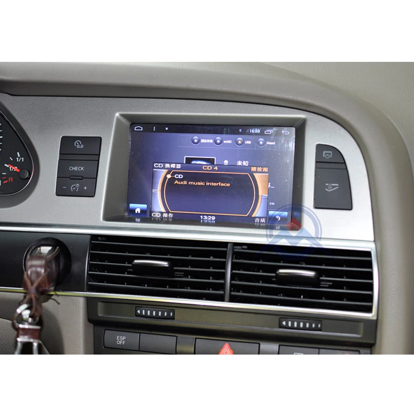 ZOHANAVI Android автомобильный DVD gps плеер для AUDI A6L 2007 2008 2009 2010 2011 AUDI Q7 2006- головное устройство Радио стерео