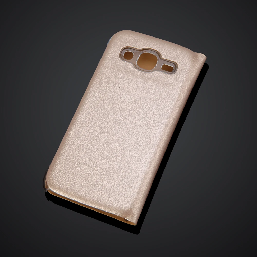 Кожаный чехол-бумажник с откидной крышкой и отделением для карт Samsung Galaxy J7 J700 J700F
