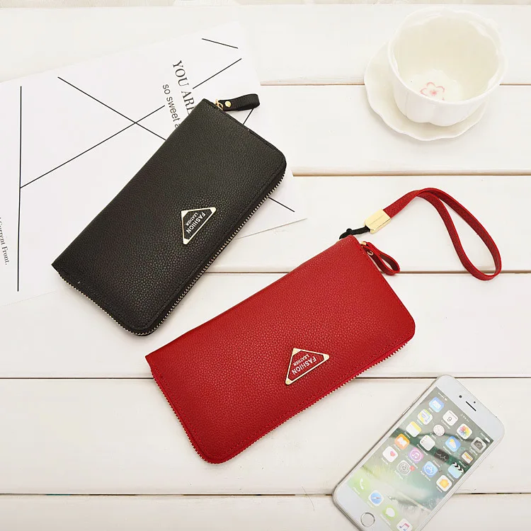 Роскошные модные женские кошельки с держателем для карт из искусственной кожи