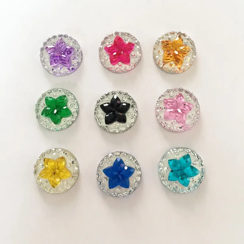 Круглые фотообои из смолы 80 шт. 12 мм цветочные фотообои/свадебные 22*2|resin round|crafts