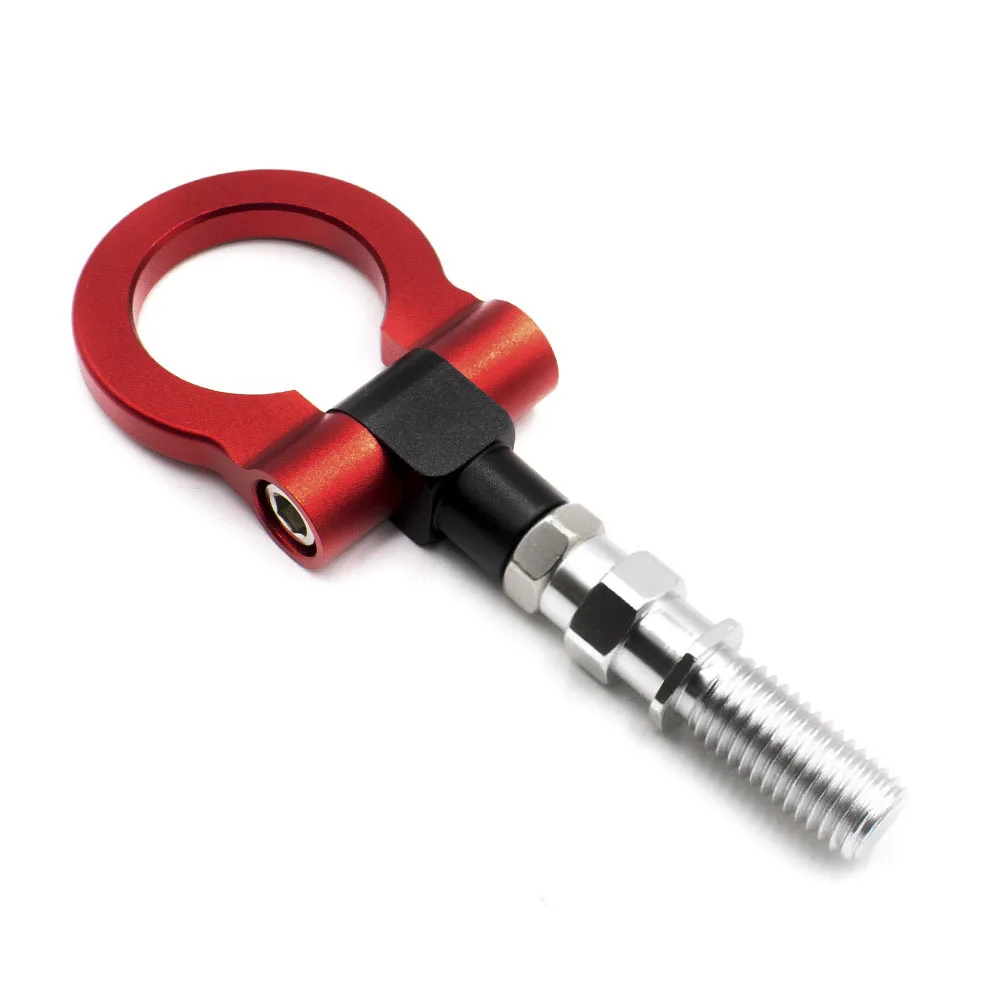 

Автомобильный гоночный передний и задний буксировочный крючок, кольцо для автоприцепа, Универсальный Буксировочный Крюк, буксировочные стержни, Набор для Honda Civic