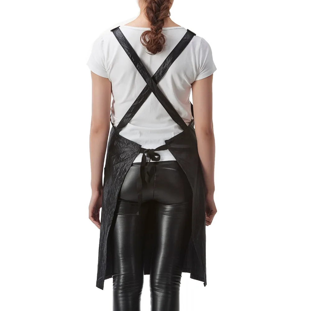 Профессиональный парикмахерский фартук с перекрещивающимися ремнями
