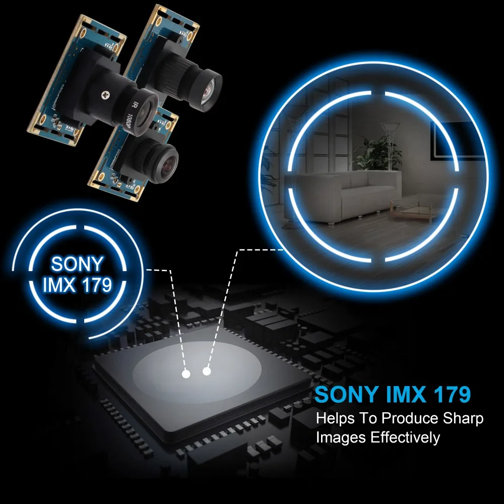 Модуль USB-камеры 8 Мп SONY IMX179 USB 2 0 10 шт. высокоскоростная USB-веб-камера модуль камеры