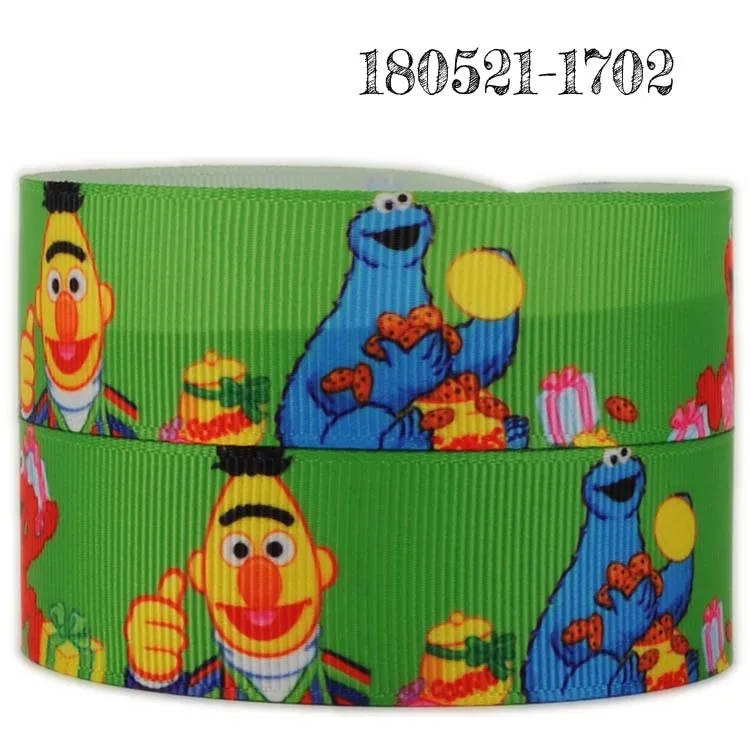 10 ярдов-различный размер Улица Сезам лента-Elmo и друзья/Улица Сезам grosgrain лента/атласная лента