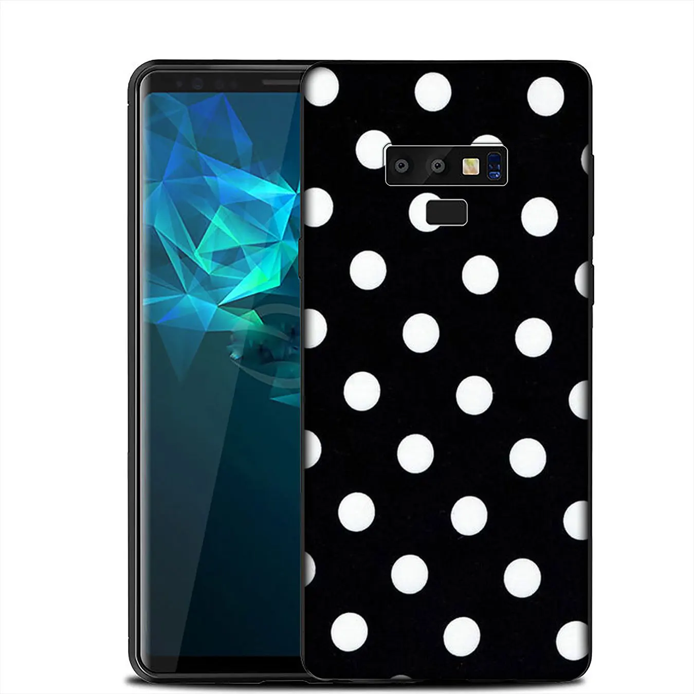 IYICAO Мягкий силиконовый чехол в розовый горошек для Samsung Galaxy A6 A9 A8 A7 2018 A3 A5 2016 2017 Note 9