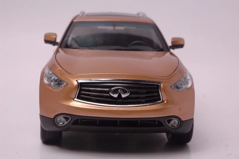 1:18 литья под давлением модель для Infiniti QX70 Золото внедорожник сплав игрушечный автомобиль миниатюрная коллекция подарок FX50 FX