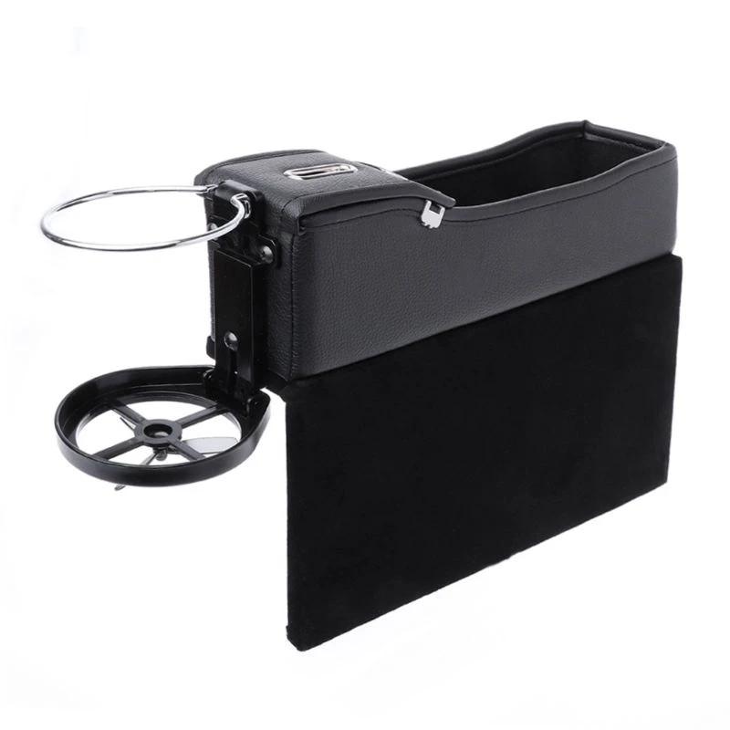 Продажа Кожаный ящик для хранения автомобильного сидения, подставка для монет, денег, телефона, держатель для карт, органайзер, автомобильный карма...