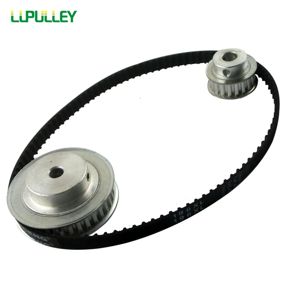 Шкив зубчатого ремня LUPULLEY XL комплект редукция 2:1 30T 15T вал 100 мм гравировальный