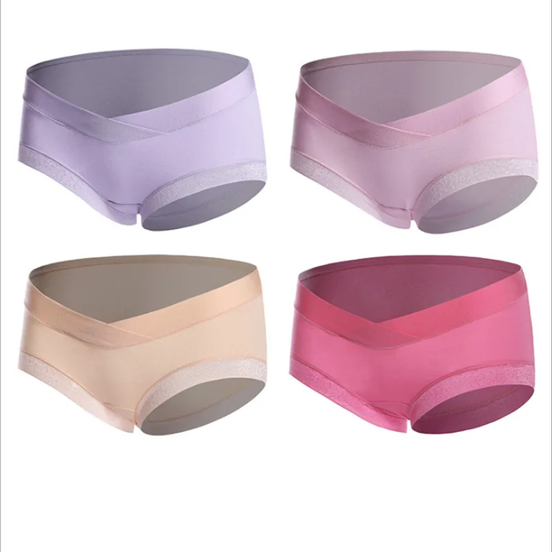 4 шт./партия высококачественное хлопковое нижнее Белье для беременных женщин