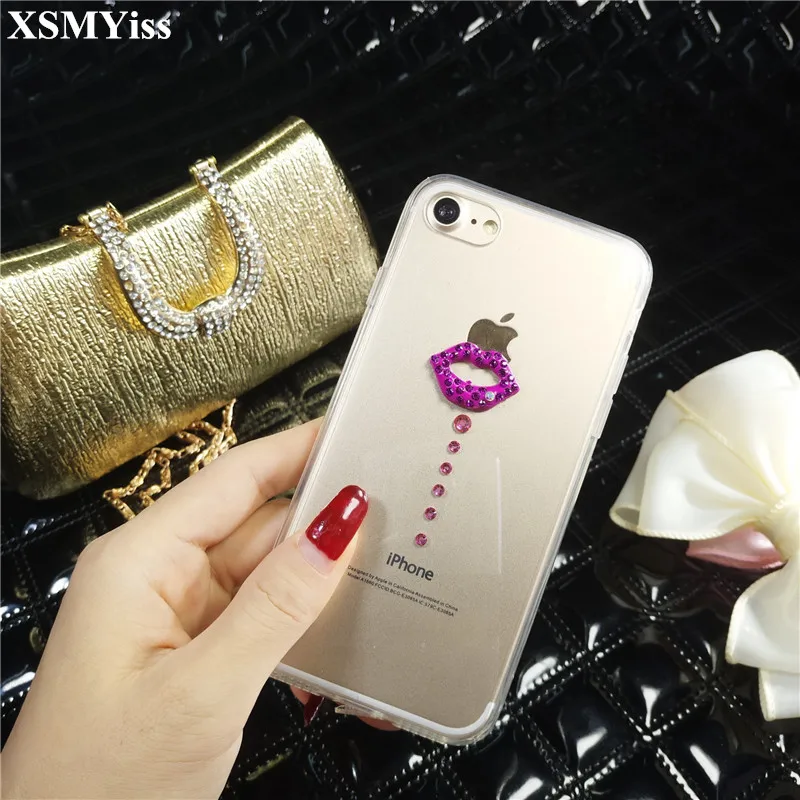 Чехол XSMYiss для iPhone XS Max XR X 8 7 6 6S Plus роскошный блестящий мягкий прозрачный чехол из