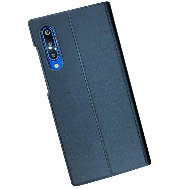 Чехол для Xiaomi Mi 9 Роскошные тонкие Стильные Кожаные чехлы-подставки с откидной