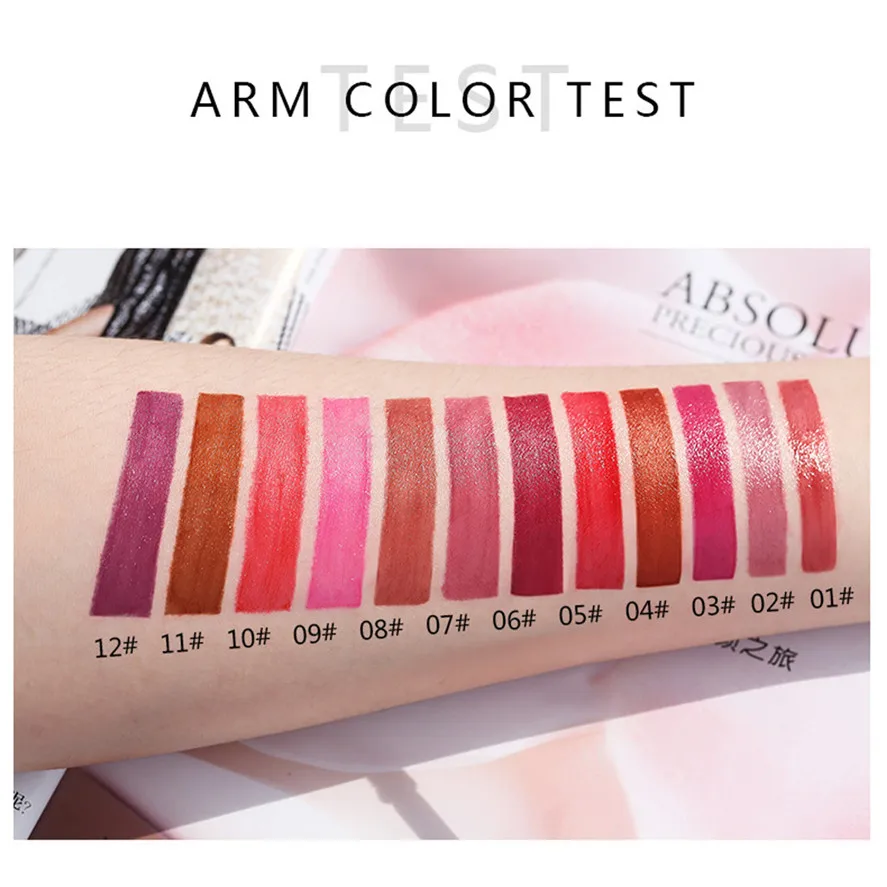 Новый набор жидкой матовой помады сексуальный 6 видов цветов/набор бархатный