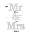 Деревянные белые свадебные праздничные знаки Mr Mrs с деревянными буквами, винтажные свадебные декорации в рустикальном стиле для стола