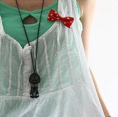 Punk Gothic Vintage Retro Skull Skeleton Charm Pendants Necklaces Fashion Women Jewelry For N020 | Украшения и аксессуары